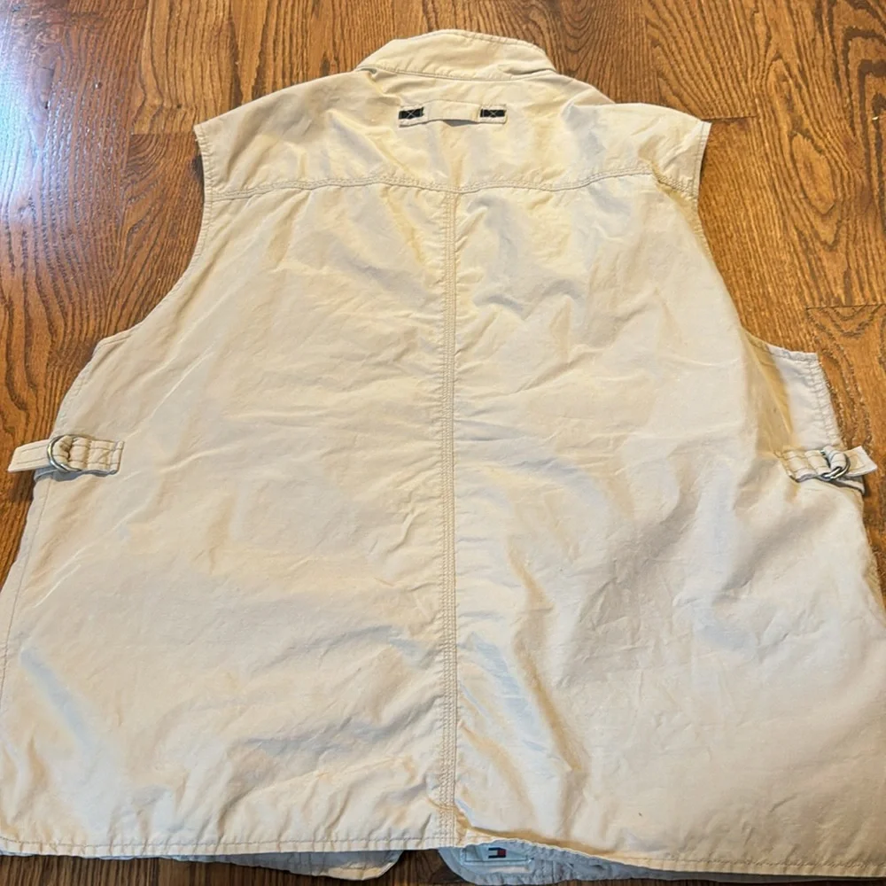 Tommy Hilfiger VINTAGE  limited edition expedition safari tan vest size XL